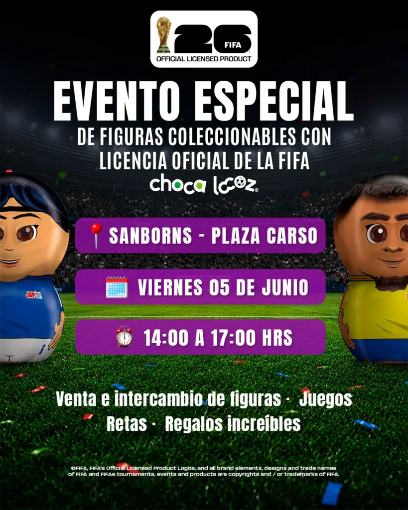 Choca Locoz Invitacin PlazaCarso 5JUNIO SIN TIITANES V1 Image